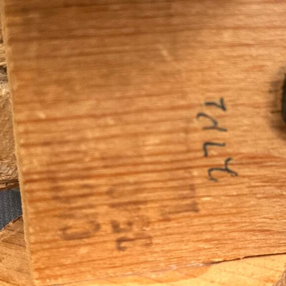 VTG Cholla Cactus Wood Covered Wagon Lamp 5" Rustic Southwest Deer Old West USA - Picture 11 of 16